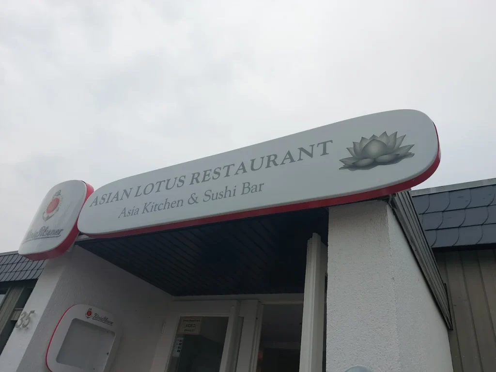 Asia Lotus Restaurant Schild